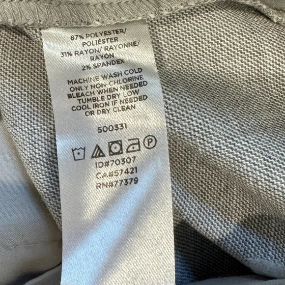 Ann Taylor Factory Light Gray Women’s High Rise Trousers (Sz 8) - Picture 7 of 9